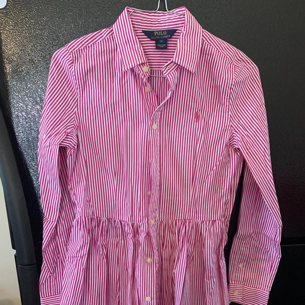 EUC Girls Polo Shirt Dress